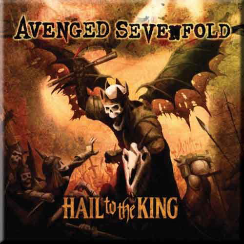Avenged Sevenfold Fridge Magnet: Hail to the King - Avenged Sevenfold - Merchandise - Unlicensed - 5055295380042 - 24. November 2014