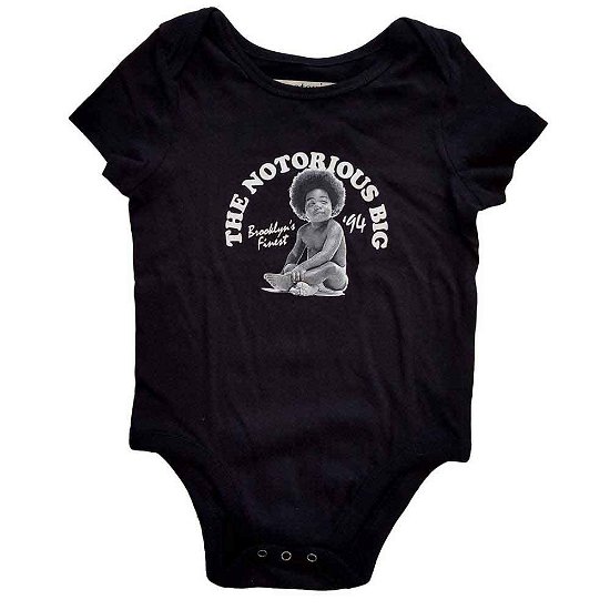 Biggie Smalls · Biggie Smalls Kids Baby Grow: Baby (6-9 Months) (CLOTHES) [size 6-12mths] [Black - Kids edition]