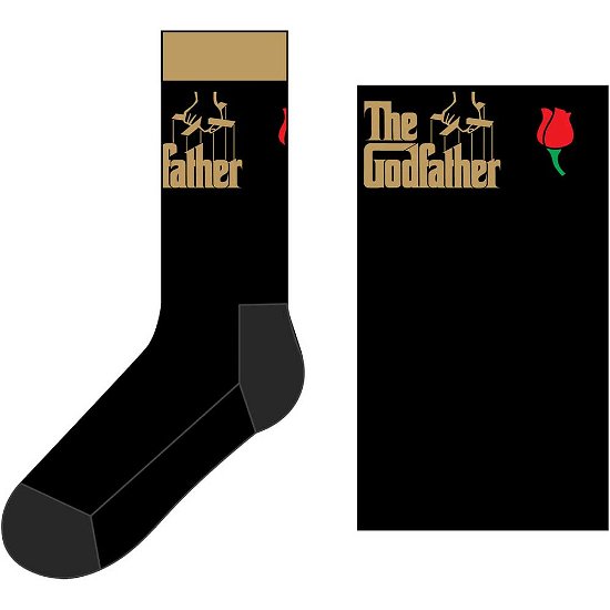 Cover for Godfather - The · The Godfather Unisex Ankle Socks: Logo Gold (UK Size 7 - 11) (Klær) [size M]