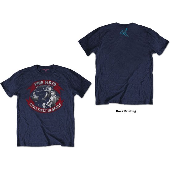Pink Floyd Unisex T-Shirt: First In Space Vignette (Back Print) - Pink Floyd - Merchandise -  - 5056561079042 - 