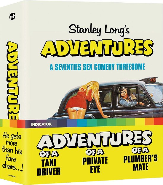 Cover for Stanley Longs Adventures Collection Ltd BD · Stanley Longs Adventures - A Seventies Sex Comedy Threesome Limited Edition (Blu-ray) [Limited edition] (2022)
