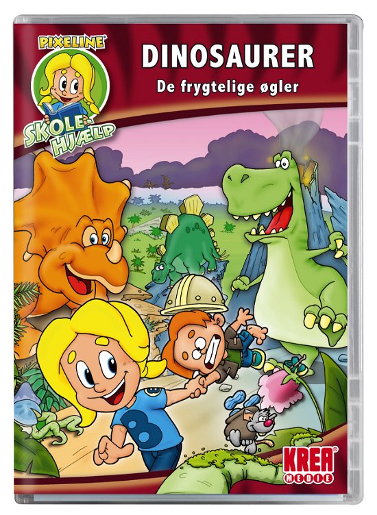 Cover for Spil-pc · Pixeline Skolehjælp - Dinosaurer (PC) (2009)