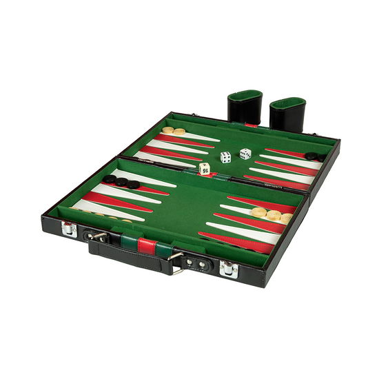 Backgammon - Leather (48x40cm) -  - Bordspel -  - 7072611002042 - 