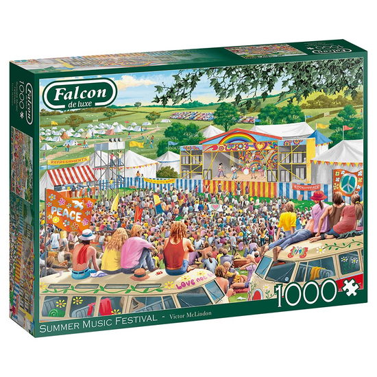 Summer Music Festival (1000 Stukjes) - Falcon - Board game - Jumbo - 8710126113042 - 