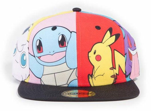 POKEMON - Multi Pop Art - Snapback Cap - TShirt - Koopwaar -  - 8718526120042 - 2020