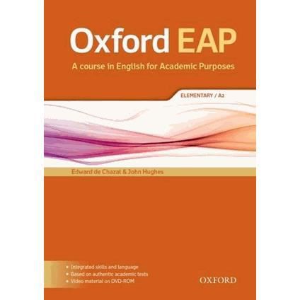 Cover for Edward De Chazal · Oxford EAP: Elementary/A2: Student's Book and DVD-ROM Pack - Oxford EAP (Bok) (2015)