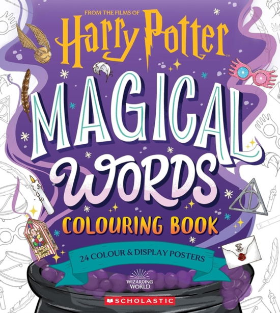 Aly Gabriela Pirela · Magical Words Colouring Book - Harry Potter (Paperback Book) (2024)