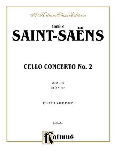 Saint Saens Cello Concerto 2 Cl - Camille - Livros - ALFRED PUBLISHING CO.(UK)LTD - 9780757904042 - 1 de março de 1985