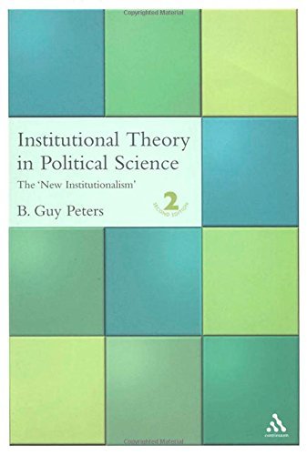 Cover for B. Guy Peters · Institutional Theory in Political Science: 2nd Edition (Paperback Book) (2005)