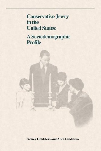 Cover for Alice Goldstein · Conservative Jewry in the United States: a Socialdemographic Profile (Paperback Book) (1998)