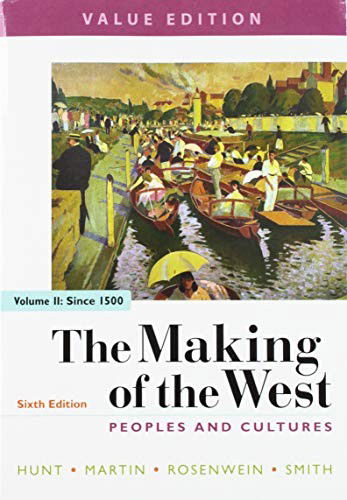 Cover for Lynn Hunt · The Making of the West 6e, Value Edition, Volume Two &amp; Sources for The Making of the West 6e, Volume Two (Paperback Book) (2018)