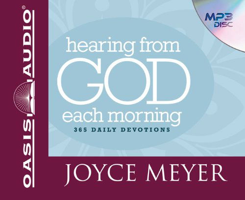 Cover for Joyce Meyer · Hearing from God Each Morning: 365 Daily Devotions (MP3-CD) [Unabridged edition] (2010)