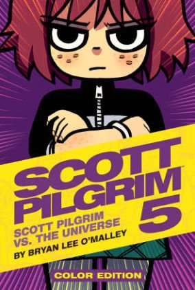 Cover for Bryan Lee O'Malley · Scott Pilgrim Color Hardcover Volume 5: Scott Pilgrim Vs. The Universe (Hardcover Book) (2014)