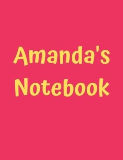 Cover for 99 Notes · Amanda's Notebook (Pocketbok) (2019)