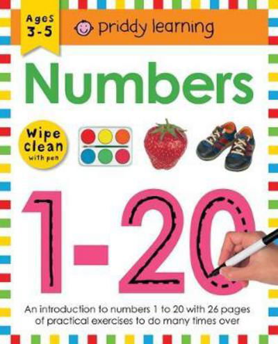 Numbers 1-20 - Wipe Clean Workbooks - Priddy Books - Books - Priddy Books - 9781783416042 - May 15, 2017