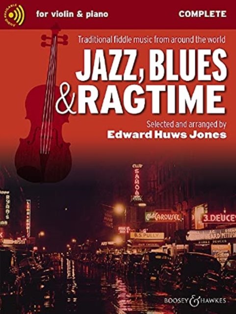 Cover for Edward Huws Jones · Jazz, Blues and Ragtime: Traditional Fiddle Music from Around the World - Fiddler Collection (Partitur) (2021)
