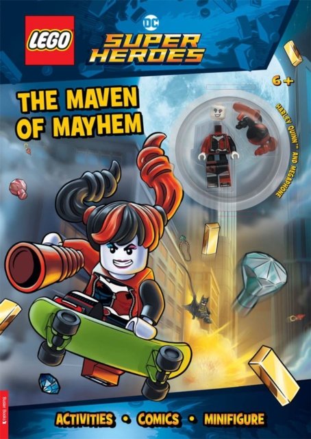 Cover for Lego® · LEGO® DC Super Heroes™: Maven of Mayhem (with Harley Quinn™ LEGO minifigure and megaphone) - LEGO® Minifigure Activity (Paperback Bog) (2024)