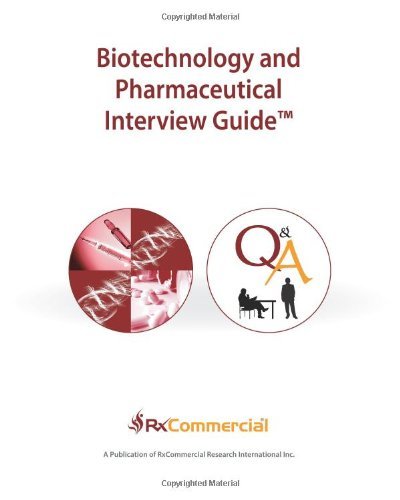 Cover for Rxcommercial Research International Inc. · Biotechnology and Pharmaceutical Interview Guide (In Black &amp; White) (Pocketbok) (2012)