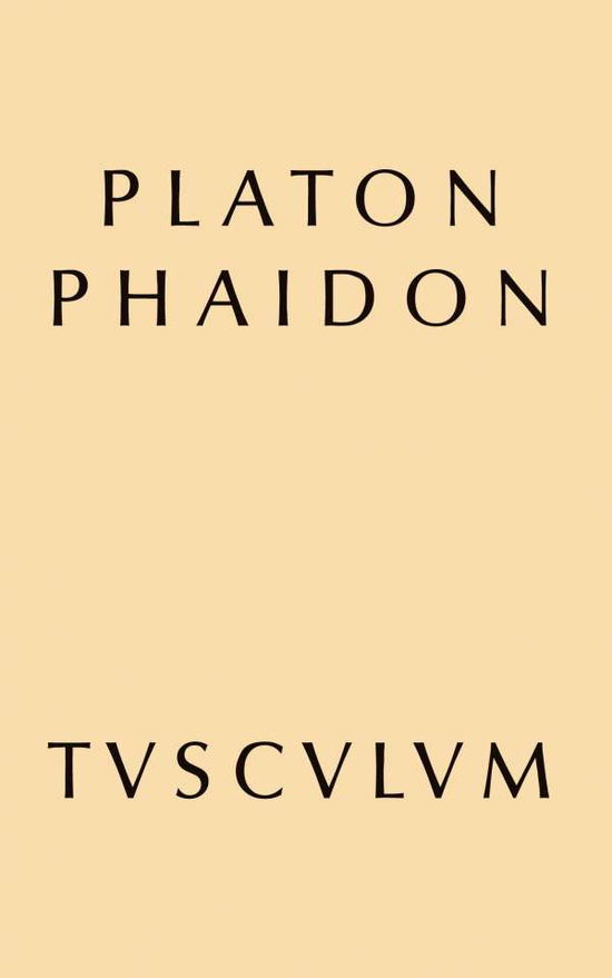 Cover for Platon · Phaidon - Sammlung Tusculum (Hardcover Book) [2nd 2. Aufl. edition] (2014)