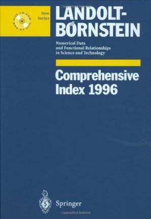 Comprehensive Index 1996 - Otfried Madelung - Books - Springer - 9783540608042 - July 12, 1996