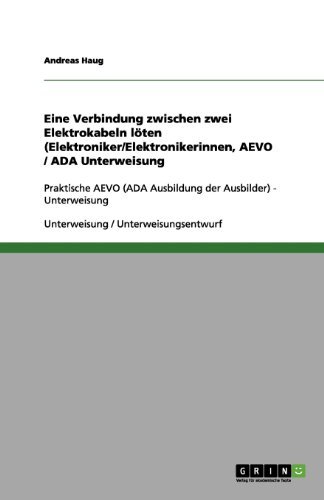 Cover for Haug · Eine Verbindung zwischen zwei Elek (Book) [German edition] (2013)