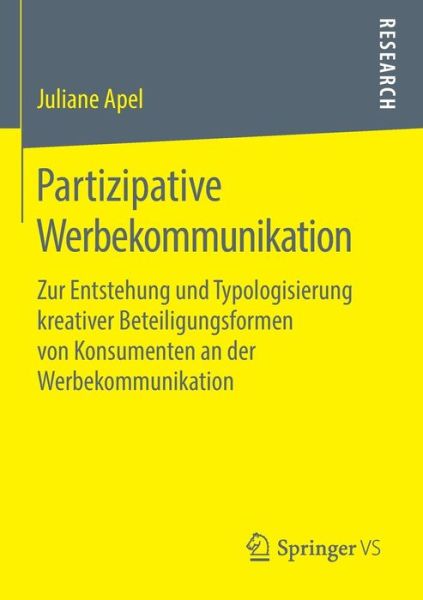 Cover for Apel · Partizipative Werbekommunikation (Book) (2018)