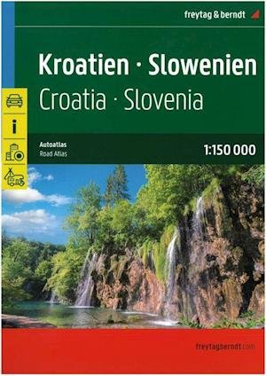 Cover for Freytag &amp; Berndt · Freytag &amp; Berndt Road Map: Kroatien - Slowenien, Croatia - Slovenia Road Atlas (Spiralbuch) (2023)