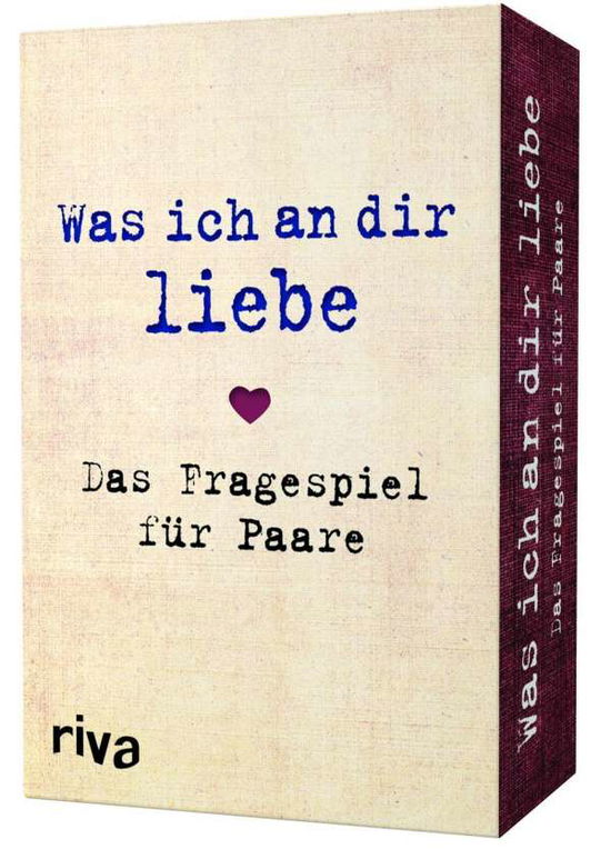 Cover for Alexandra Reinwarth · Was ich an dir liebe (Spielzeug)