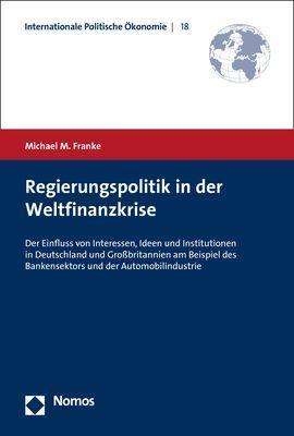 Cover for Franke · Regierungspolitik in der Weltfin (Book) (2020)