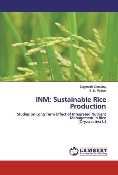 Cover for Chaubey · INM: Sustainable Rice Productio (Bog) (2020)