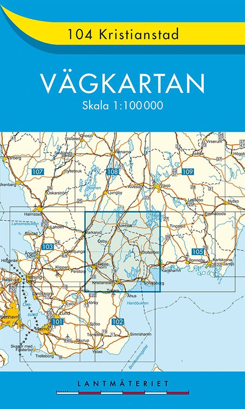Cover for Kartförlaget · Vägkartan: Kristianstad 1:100.000 (Hardcover bog) (2011)