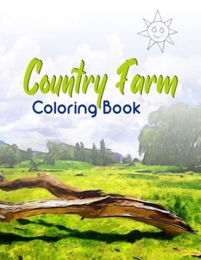 Cover for Aitelhaj · Country farm coloring book (Pocketbok) (2021)