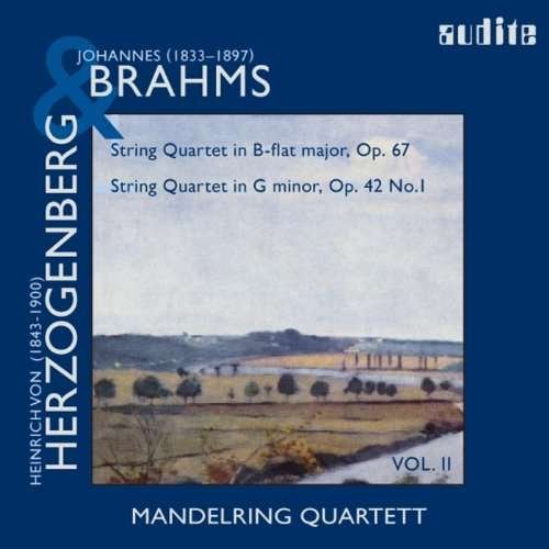 Cover for Brahms / Herzogenberg / Manderling Quartet · String Quartets (CD) (2007)