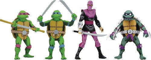 Cover for Neca · Tmnt Turtles in Time Series 1 Set (4) (MERCH) (2021)