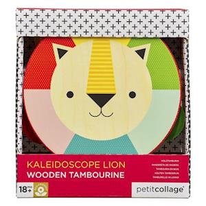 Cover for Petit Collage · Kaleidoscope Lion Wooden Tambourine (SPEL) (2019)