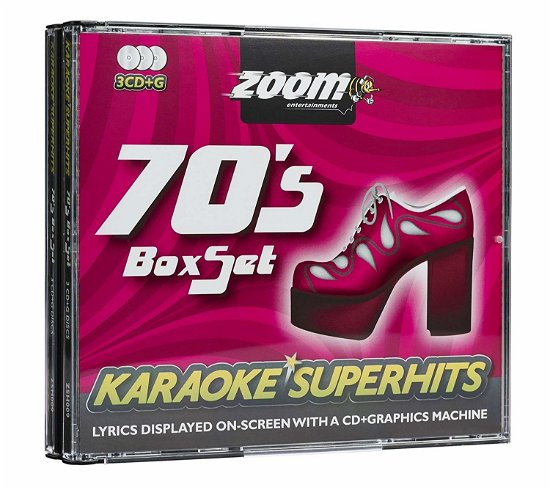 Karaoke Superhits: 70s Box Set (CD+G) - Zoom Karaoke - Musikk - ZOOM KARAOKE - 0842705058043 - 12. januar 2022