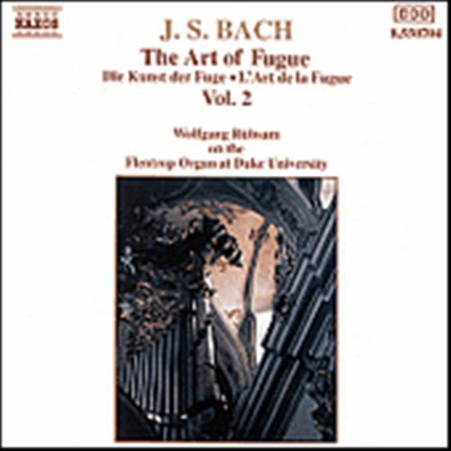 BACH J. S.: The Art of Fugue 2 - Wolfgang Rübsam - Muziek - Naxos - 4891030507043 - 28 juni 1993