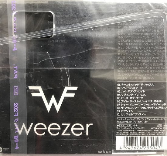 Cover for Weezer · Weezer (Black Album) (CD) [Japan Import edition] (2019)