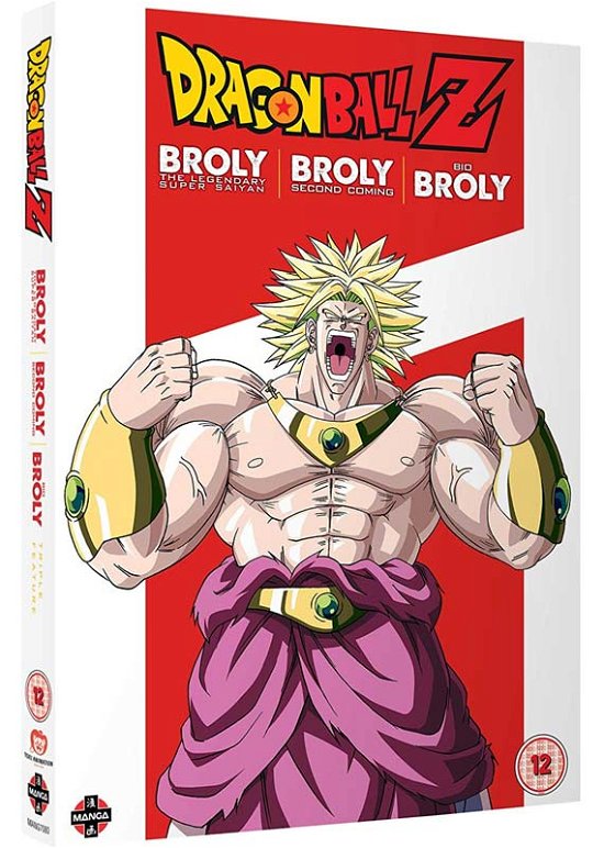 Cover for Dragon Ball Z Movie - Broly Tr · Dragon Ball Z Movie - Broly Trilogy (DVD) (2019)