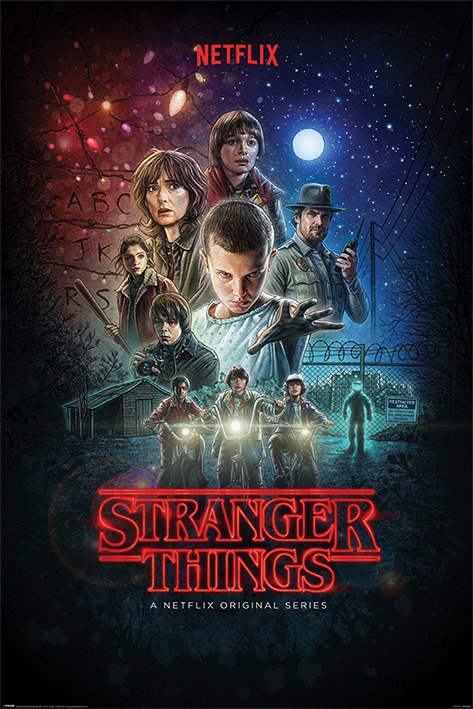 STRANGER THINGS - Poster 61x91 - One Sheet - 5 POSTER 61x91 - Merchandise - Pyramid Posters - 5050574344043 - 7. februar 2019