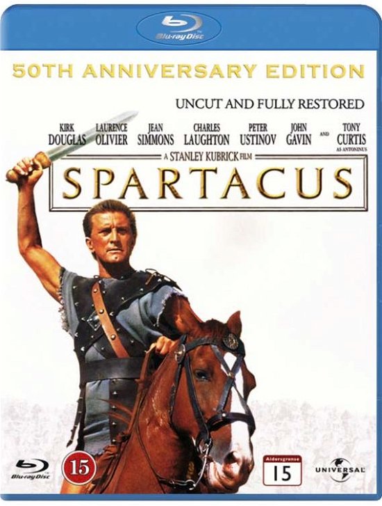 Cover for Kirk Douglas · Spartacus (Blu-ray) [50th Anniversary edition] (2010)