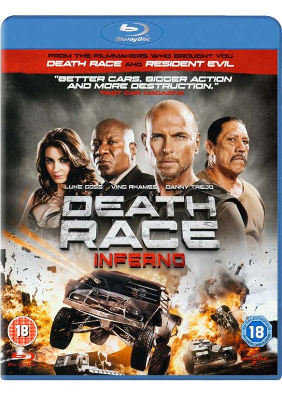 Cover for Death Race 3 - Inferno (Blu-ray) (2013)