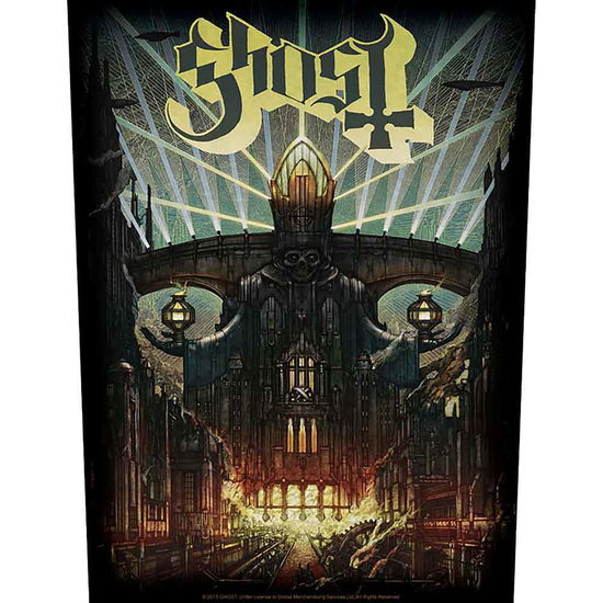 Ghost Back Patch: Meliora - Ghost - Mercancía - PHD - 5055339764043 - 23 de diciembre de 2019