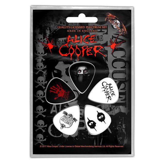 Alice Cooper Plectrum Pack: Eyes - Alice Cooper - Fanituote - Razamataz - 5055339780043 - 