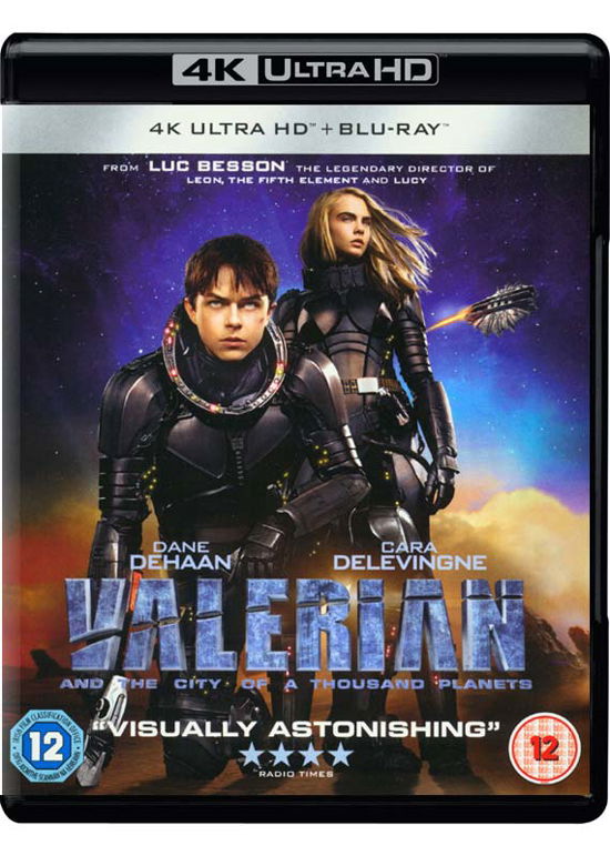 Cover for Valerian and the City of a Tho · Valerian And The City Of A Thousand Planets (4K Ultra HD) (2017)