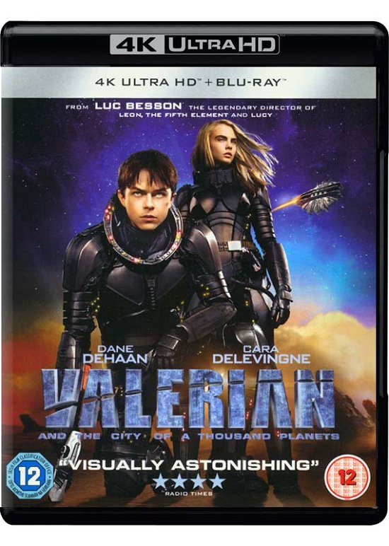 Cover for Valerian and the City of a Tho · Valerian And The City Of A Thousand Planets (4K UHD Blu-ray) (2017)