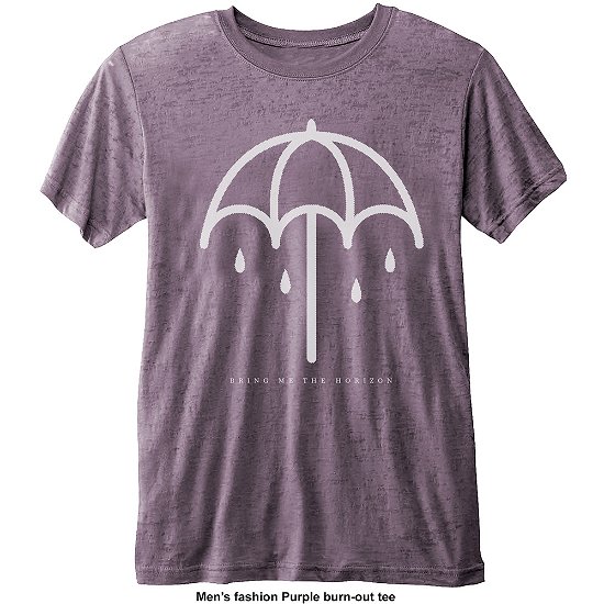 Bring Me The Horizon Unisex Burn Out T-Shirt: Umbrella - Bring Me The Horizon - Merchandise - Bravado - 5055979966043 - 