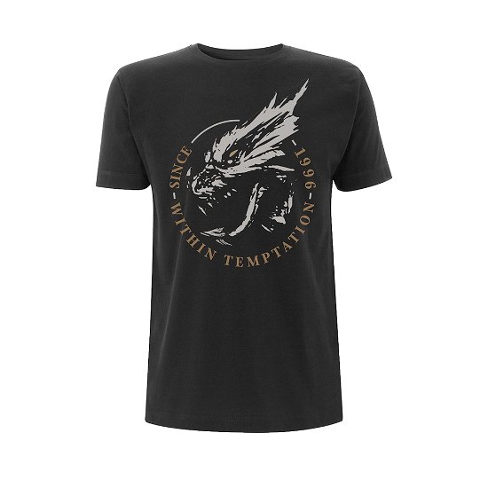 Cover for Within Temptation · Dragon 1996 (T-shirt) [size S] [Black edition] (2018)