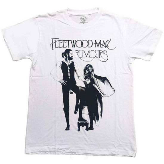 Cover for Fleetwood Mac · Fleetwood Mac Unisex T-Shirt: Rumours (T-shirt) [size L] [White - Unisex edition]