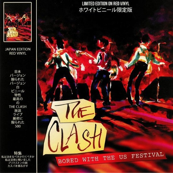 Cover for The Clash · Bored With The Us Festival (Red Vinyl) (LP) (2022)